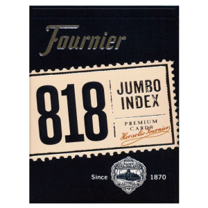 Fournier No. 818 Wide Jumbo Index Premium Cards - Blue/Red