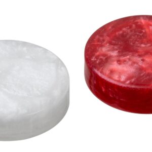 Backgammon Pieces + Dice Set - Red / White Single