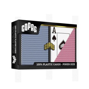 COPAG Texas Hold'Em Poker - Double Deck & Card Guard Set