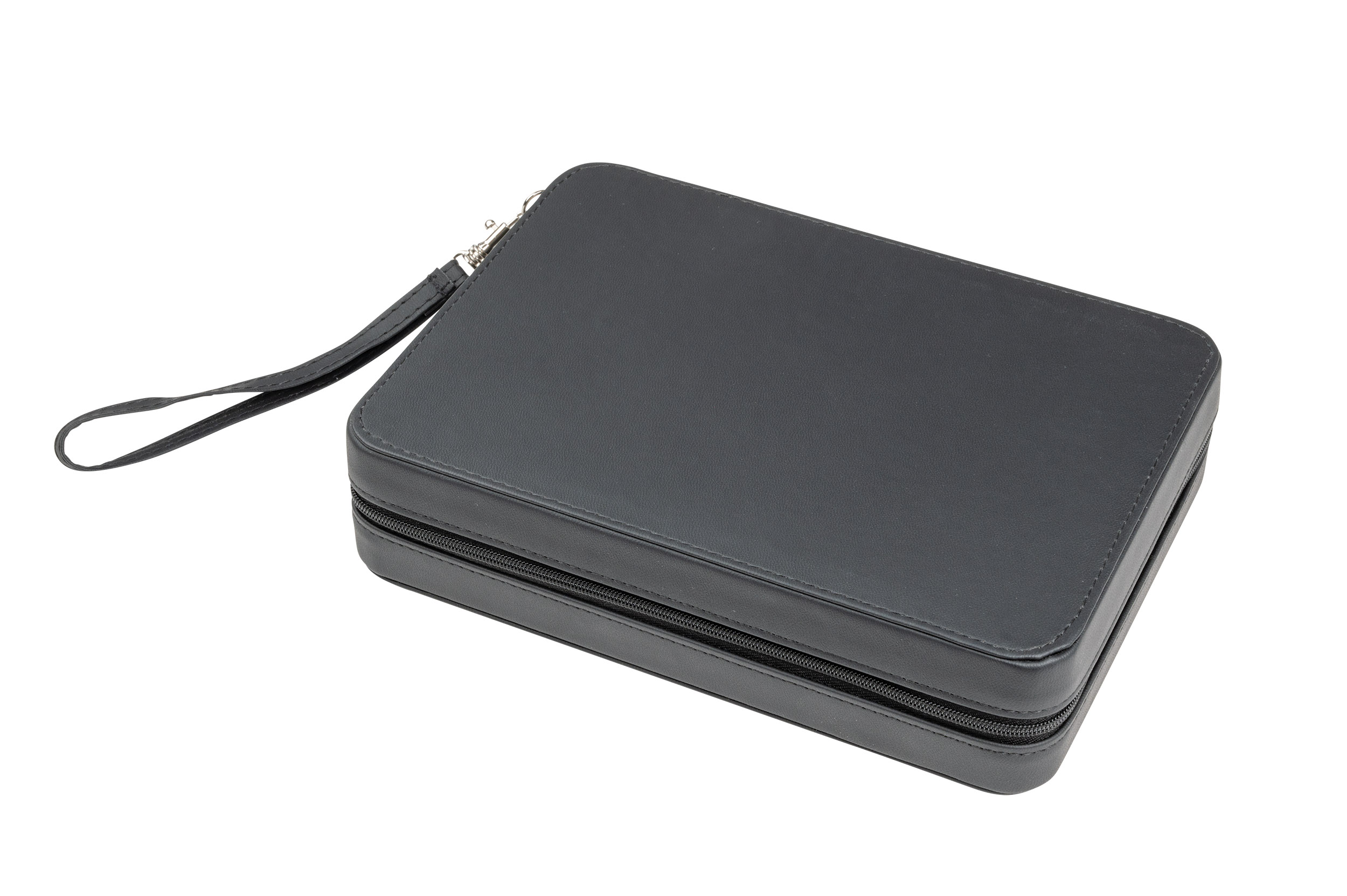 Zip Case Travel Backgammon Set - Felt-Lined Closed