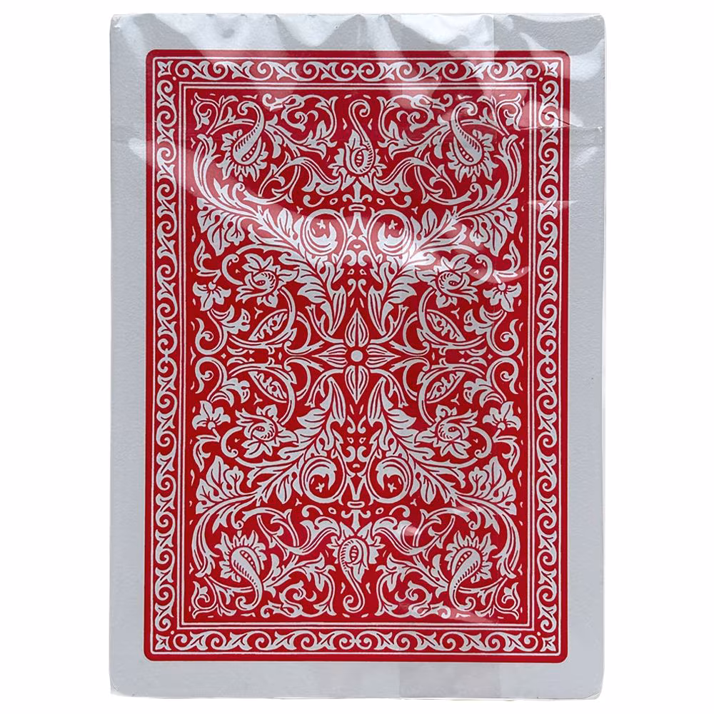Fournier No. 2818 jumbo index plastic playing cards red wrap
