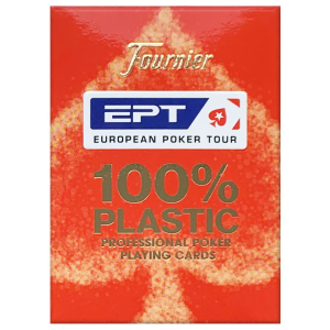 Fournier EPT Professional Poker Jumbo Cards - Blue/Red