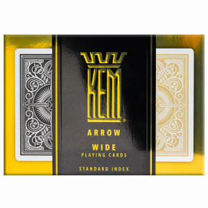 KEM Arrow Wide Standard Index Playing Cards - Double Deck Set