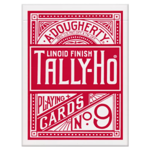 TALLY-HO Fan Back Standard Playing Cards - Red/Blue