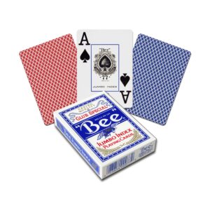 Bee Poker Jumbo Index Professional playing cards