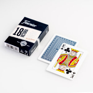 Fournier No. 18 Standard Index playing cards blue detail