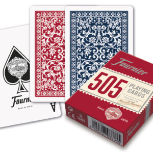 Fournier No. 505 Standard Index playing cards red