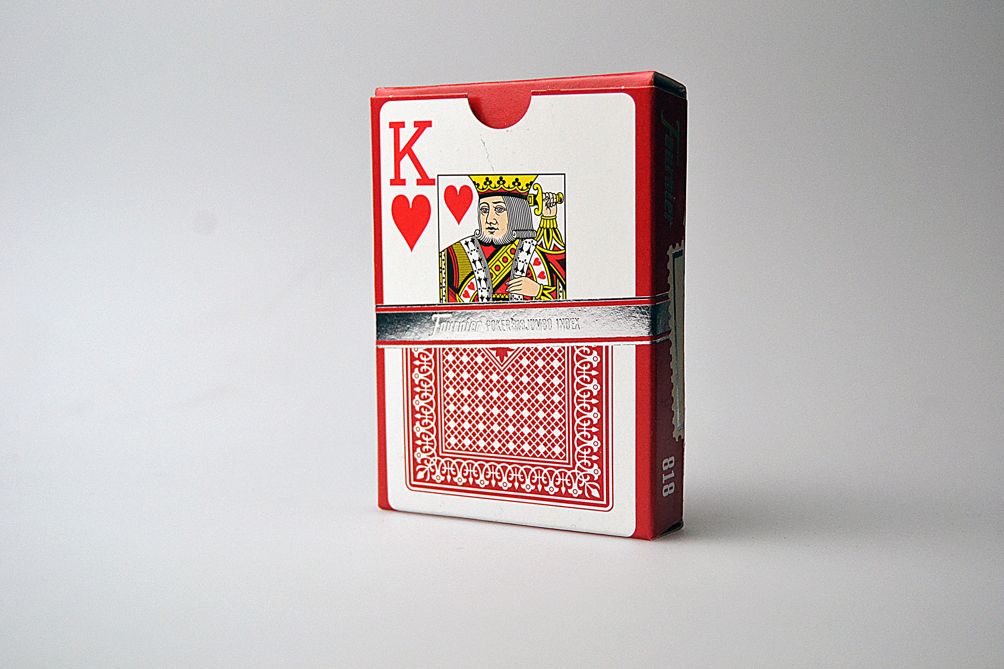 Fournier No. 818 Jumbo Index playing cards red back