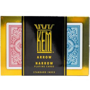 KEM Arrow Narrow Standard Index Red & Blue Set