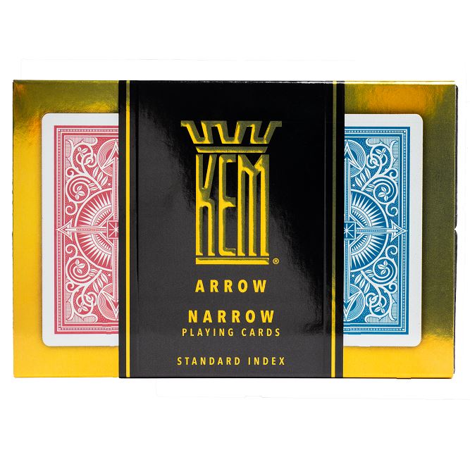 KEM Arrow Narrow Standard Index Red & Blue Set