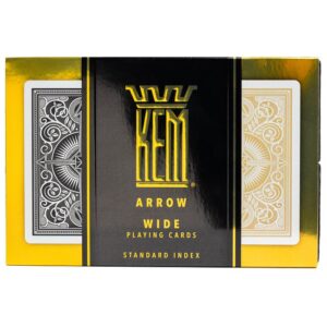 KEM Arrow Wide Standard Index Gold & Black Set