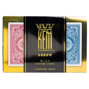 KEM Arrow Wide Standard Index Red & Blue Set