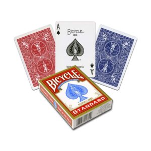 Bicycle 807 Standard Index playing cards red