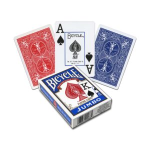 Bicycle Jumbo Index playing cards blue