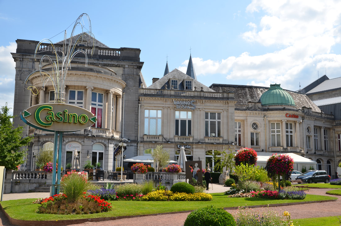 Casino de Spa exterior in Spa, Belgium
