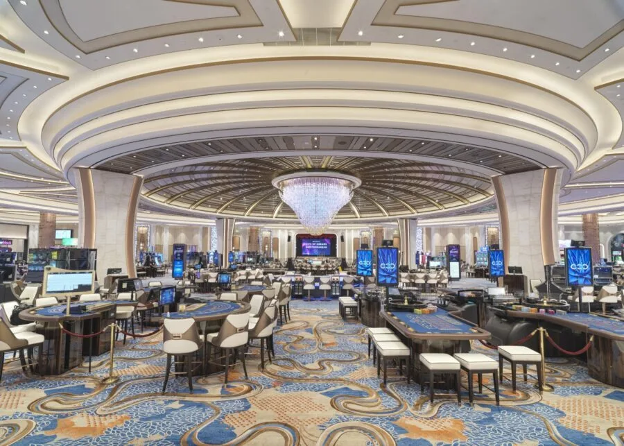 Casino floor inside City of Dreams Limassol with table games and roulette