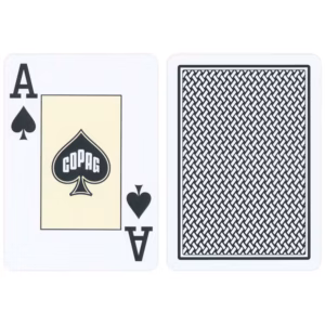 COPAG Gold Jumbo Index playing cards detail blue