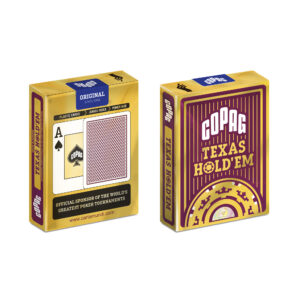 COPAG Gold Jumbo Index playing cards red