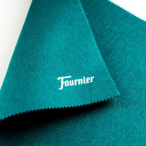 Fournier poker green table felt close up