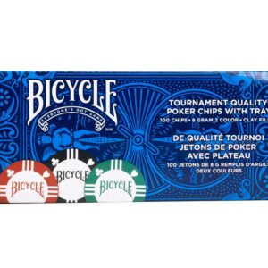 Bicycle 8 Gram Clay Poker Chips Front