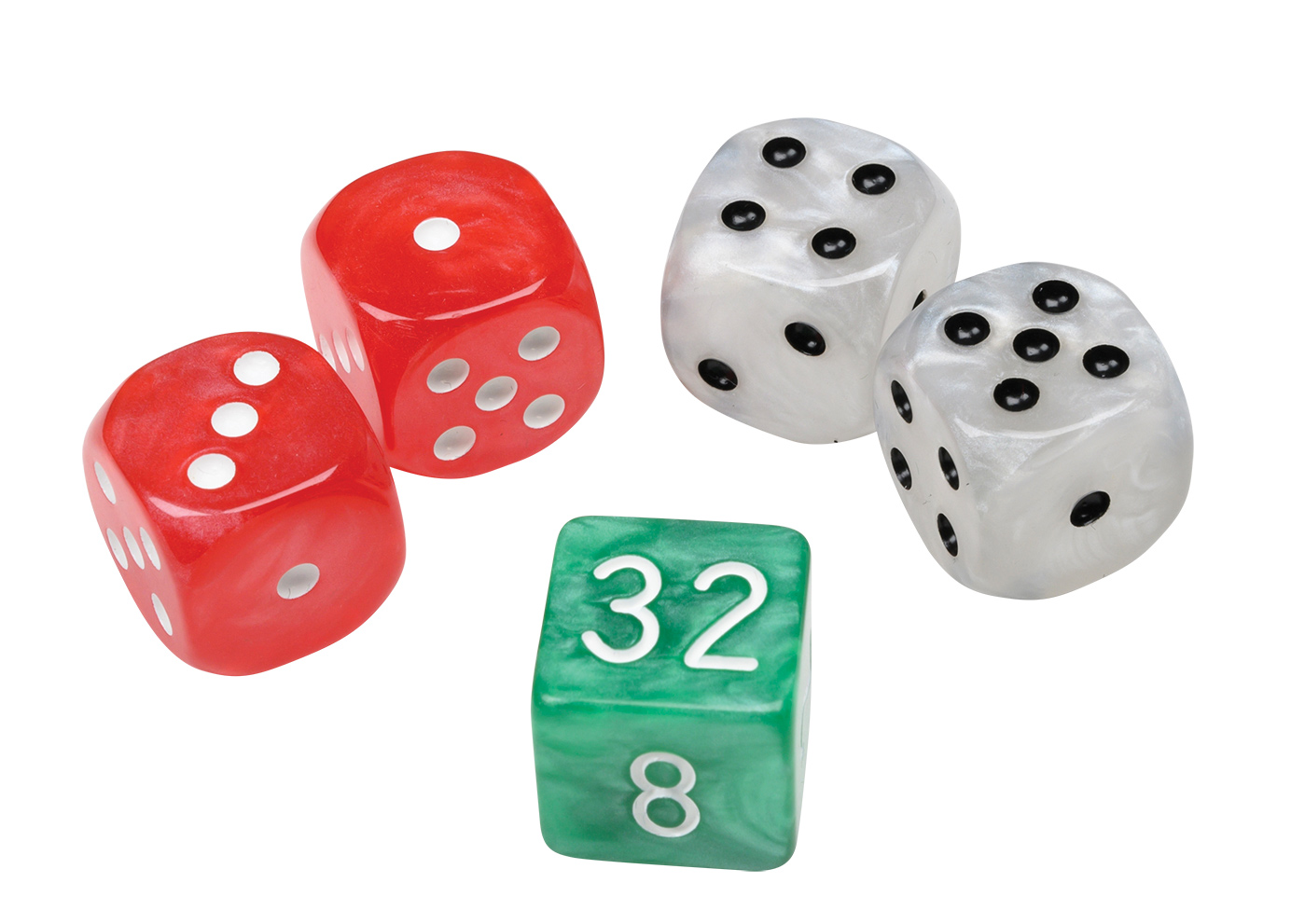 backgammon set dice and doubling cube