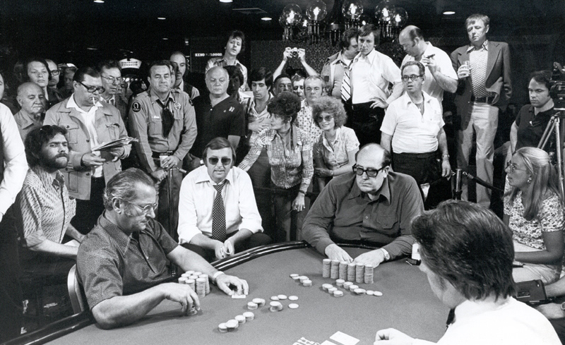 1976 WSOP final table with Doyle Brunson