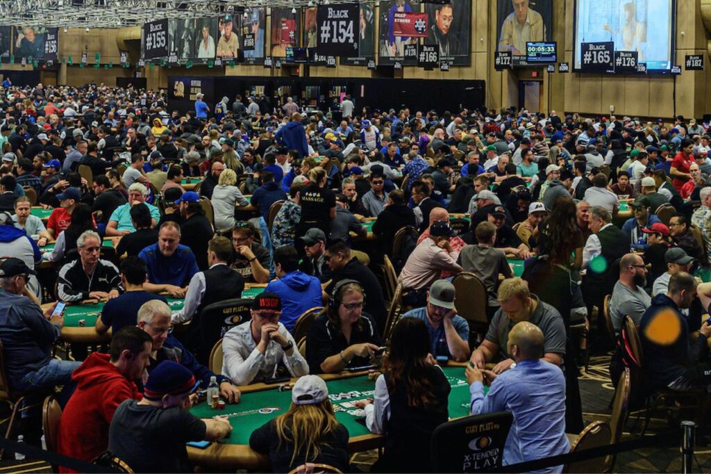 Rio Las Vegas tournament room during the WSOP